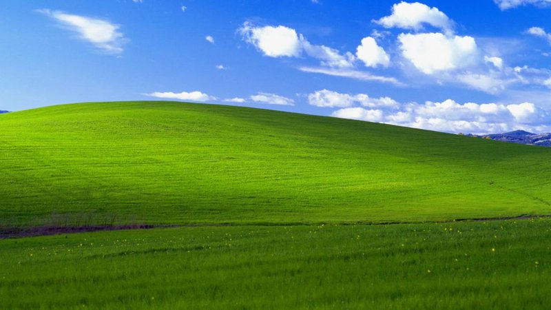 'Alegria', padrão no Windows XP - Divulgação / Microsoft / Corbis